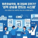 평촌청솔학원, 왜 대입에 강한가? 성적 상승을 만드는 시스템