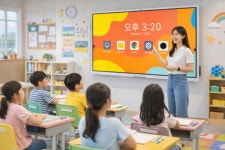 우리 아이가 공부하는 교실, QLED로 더 선명하게…스마트터치 전자칠판, 365일 고객 지원 체계 운영