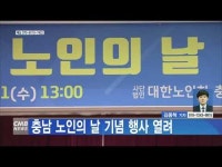 충남 노인의 날 기념 행사 열려