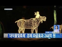 대덕물빛축제 경제 파급효과 244억 원