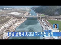 충남 보령시 웅천천 국가하천 승격