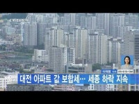 대전 아파트 값 보합세… 세종 하락 지속