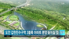 도안 갑천친수구역 3블록 아파트 분양 늦어질 것