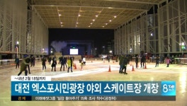 엑스포시민광장 야외스케이트장 개장