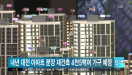 내년 대전 아파트분양 재건축 4천여가구 예정