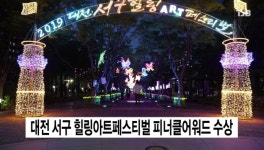 대전 서구 힐링아트페스티벌 피너클어워드 수상