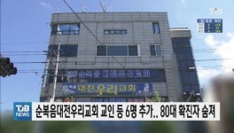 순복음대전우리교회 발 사망자 발생, 교인 등 6명 추가