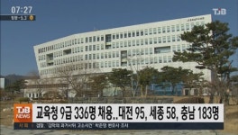 교육청 9급 336명 채용..대전 95, 세종 58, 충남 183명 선발
