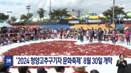 2024 청양고추구기자 문화축제 8월 30일 개막