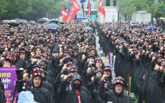 삼성전자 노조 5월 총파업 예고…창사이래 2번째 파업