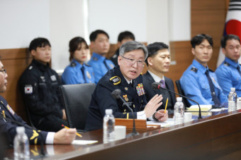 김종욱 해경청장 제주 재방문…농무기 해상 치안 등 점검