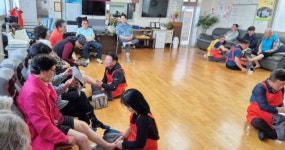일도2동100세공감 발사랑봉사단, 동광경로당 방문 봉사