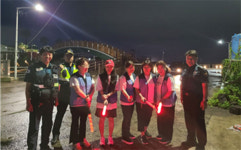 한국자유총연맹 서귀포시지회 남원읍여성회 방범활동 전개