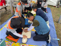 외도119센터•외도의용소방대, 월대천 축제 소방안전체험장 운영