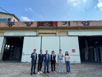 제주지방조달청, 창호 제조업체 민생 현장 방문