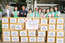 삼양사아산공장사우회 | 삼양동새마을부녀회, 150만원 상당 이웃사랑 물품 기탁