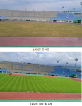 제주종합경기장 주경기장·애향운동장, 전국 최초 오버시딩 완료