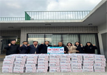 기독교대한감리회 제주중앙교회, 오라동 어려운 이웃 위해 라면 110박스 전달