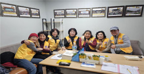 아라동적십자봉사회, 제주장애인요양원에서 정기봉사활동