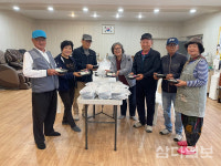 장혜순 정방동 1통장, 정방동경로당에 간식 전달