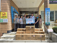 ㈜효성종합유통상사, 폭염대비 제주시 일도1동 취약가구 위한 선풍기 10대 기탁