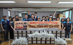 제주시 삼양동 사랑의 여름 김치 나눔 행사 개최