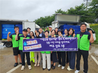 제주시 삼도1동주민자치위원회, 강릉시 경포동에 삼다수 지원