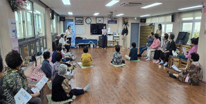 제주시 일도2동, 경로당 방문해 제주가치돌봄사업 홍보