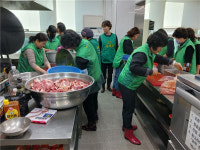 제주시 노형동새마을부녀회, 제주시 노인복지회관 급식봉사 활동 전개