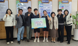 제주동중학교 교육 가족, 화북동에 사랑의 김장김치 기탁
