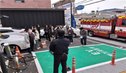 제주시 용담2동-제주소방서 삼도119센터 합동 소방훈련 실시
