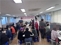 한라신협, 이도1동경로당 무료급식 봉사 실시