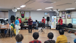 참사랑예술단, 하귀1리 경로당서 문화공연 펼쳐