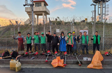 제주시 용담2동 새마을지도자 제주공항 둘레길 일대 등 풀베기 활동 전개