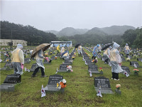 대한민국상이군경회 제주도지부 사회봉사단,  제주국립호국원 봉사활동 실시