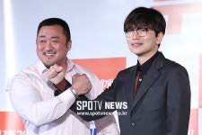 [포토S] 마동석-이동휘, 봉봉 브라더스 크로스!