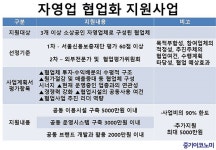 자영업자 셋 모여 협업하면 최대 1억 무상 지원