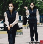 [패션엔 포토] 유진, 보이시한 베스트 재킷 출근! ‘계속 복수의 화신?