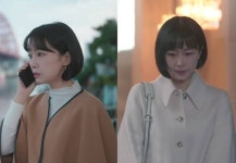 [그 옷 어디꺼] 빨간 풍선 홍수현, 둘다 멋져 케이프 코트 vs 플레어 코트 어디꺼?
