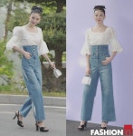 [패션엔 포토] 아이린, 인형미 폭발! 벌룬 블라우스 워커힐 나들이룩