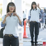 [패션엔 포토] (여자)아이들 민니, 안경 쓰니 범생이! 레이어드 여친룩 파리 출국
