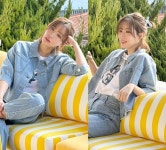 임수향, 멋스러운 청청의 정석! 화이트 티셔츠에 청청 더 어려진 데일리룩