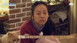효리네민박2, 깜빡~깜빡~ 고양이 인사 나누는 윤아와 삼식이