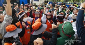 3대 종단, 톨게이트 직접고용 촉구 오체투지