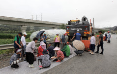 황용2리 주민들 농민 울리는 송전 헤드탑 건설 반대