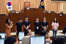 2분 발언부터 시정질문까지… 새움중 모의의회 체험