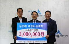 세종시장애인연합회·현대EP세종공장, 기부금 전달