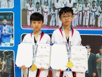 한솔초 박재성·글벗초 이건희, 전국 태권도선수권대회 제패