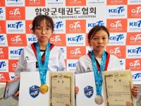 세종시 대표 윤지영·전재은 양, 전국 태권도 대회 두각