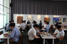 청암장학회 10기 장학생 15명 공장·사옥 등 방문